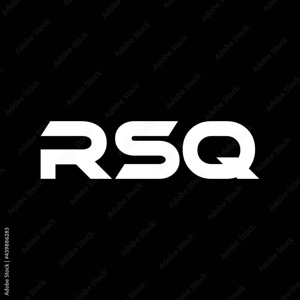 RSQ letter logo design with back background in illustrator, vector logo modern alphabet font overlap style. calligraphy designs for logo, Poster, Invitation, etc. RSQ letter logo design with back background in illustrator, vector logo modern alphabet font overlap style. calligraphy designs for logo, Poster, Invitation, etc.