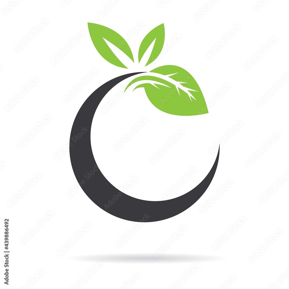 leaf vector logo icon leaf vector logo icon