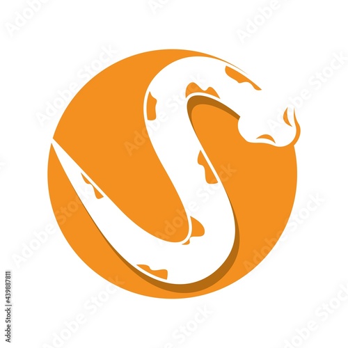 Snake logo template