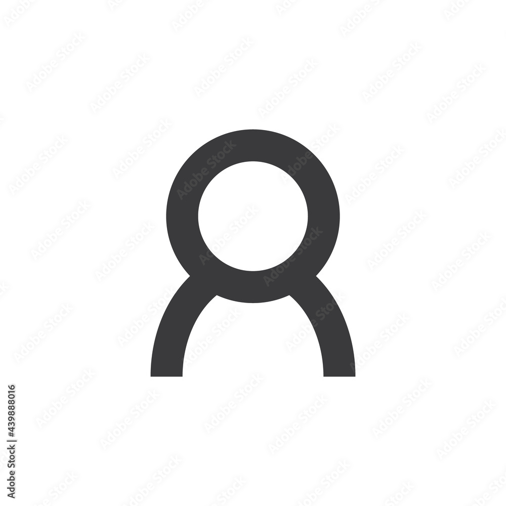 User icon. Human person symbol. Avatar login sign. User icon. Human person symbol. Avatar login sign.
