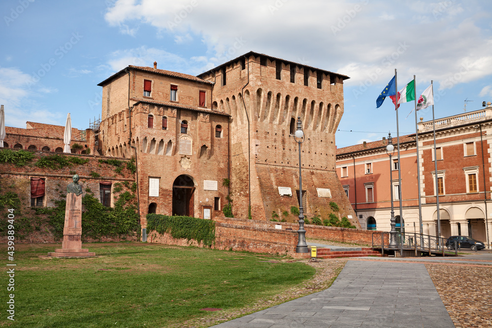 Lugo, Ravenna, Emilia Romagna, Italy: Rocca Estense (Este Castle), the city hall of the ancient Italian town