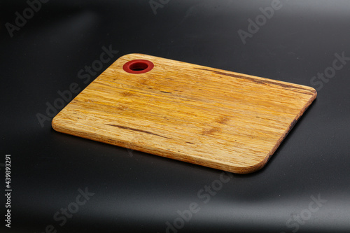 Wooden board for kitchen isolated