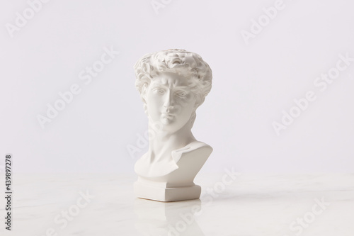 Statue of classic goddess head photo