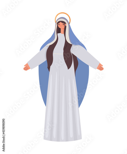figure of sacred mary