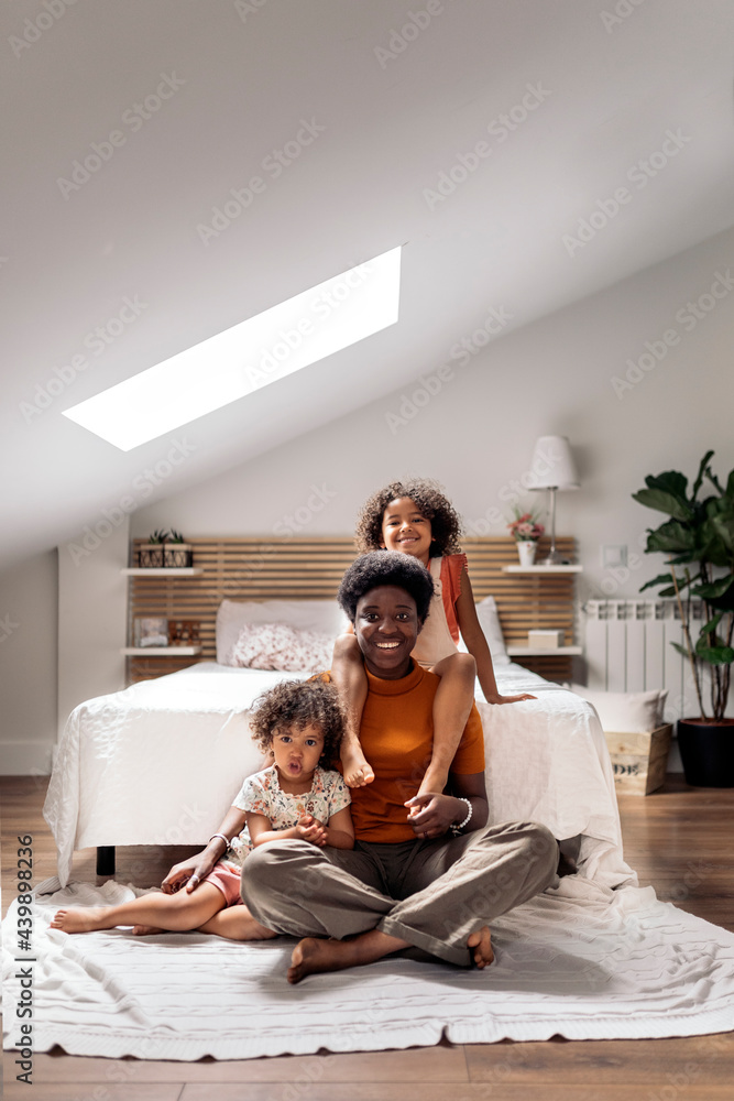 Happy African Family Portrait Happy African Family Portrait