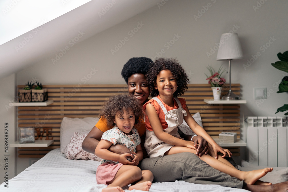 Happy African Family Portrait Happy African Family Portrait