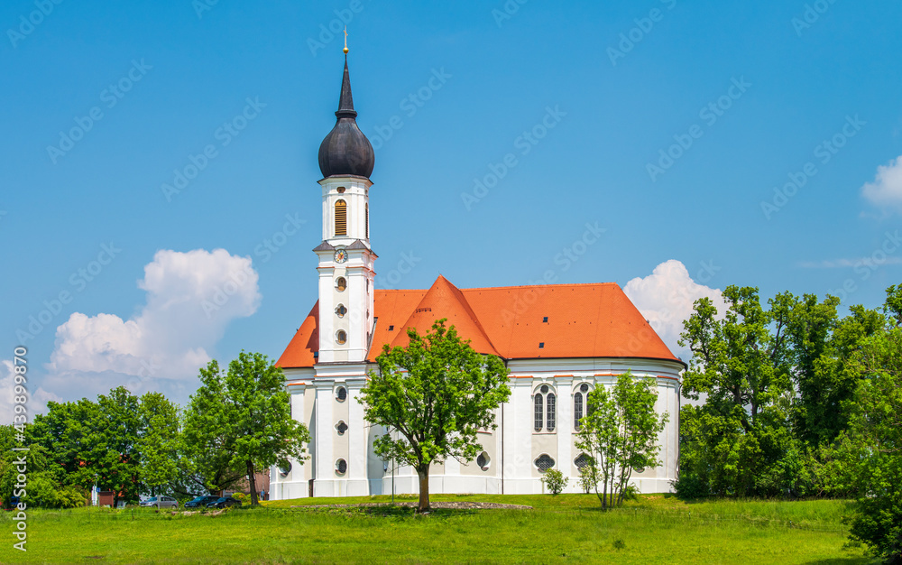 romantic chapel in Bavaria, germany