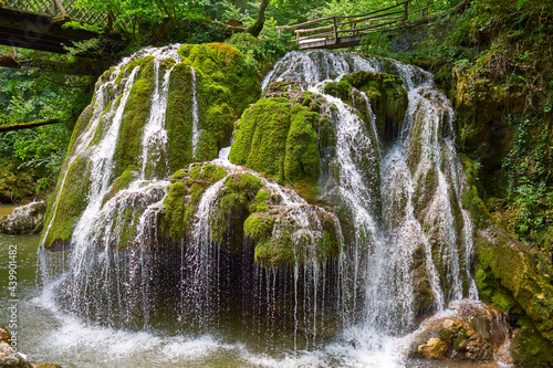Bigar waterfall in Romania Cheile Nerei photo