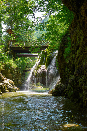 Bigar waterfall in Romania Cheile Nerei