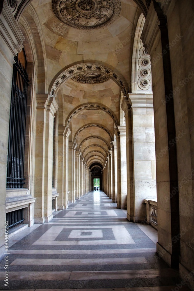 Corridor of Arches at the Louvre