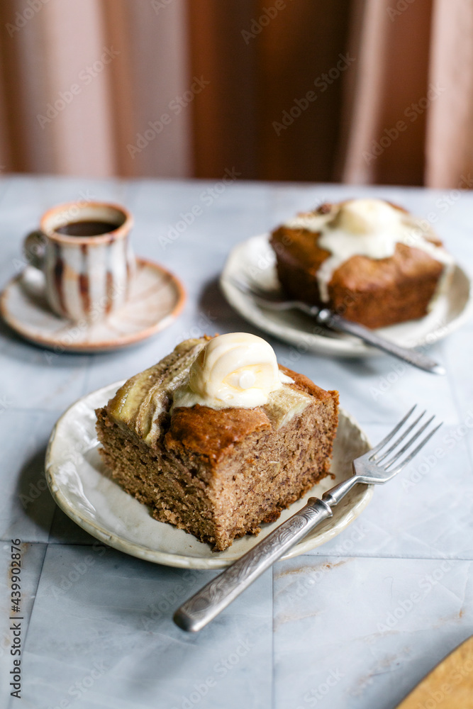 Freshly baked Banana Cake for Tea Freshly baked Banana Cake for Tea
