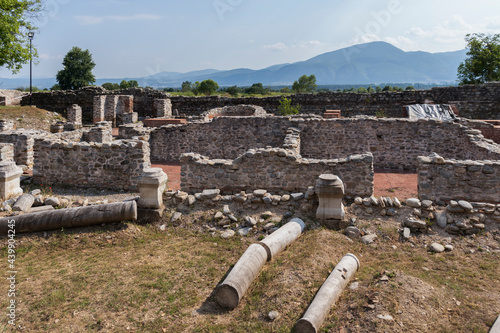 Ruins of ancient Roman city Nicopolis ad Nestum, Bulgaria photo