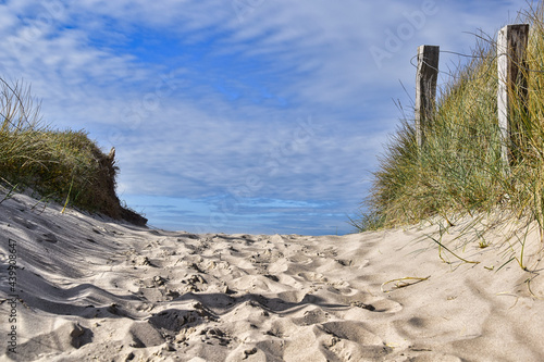 Strandaufgang an der Ostsee 