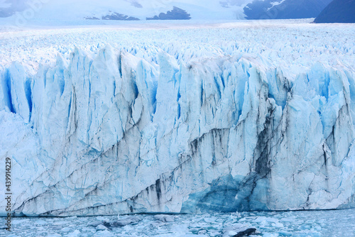 glacier ice front