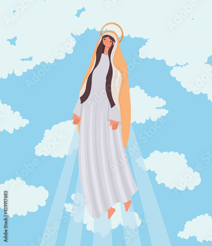 sacred mary illustration