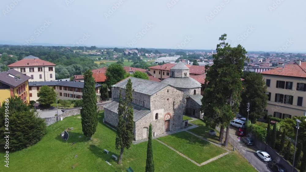 Ancient Romanesque church in Cantù, Lombardy, Province of Como Ancient Romanesque church in Cantù, Lombardy, Province of Como
