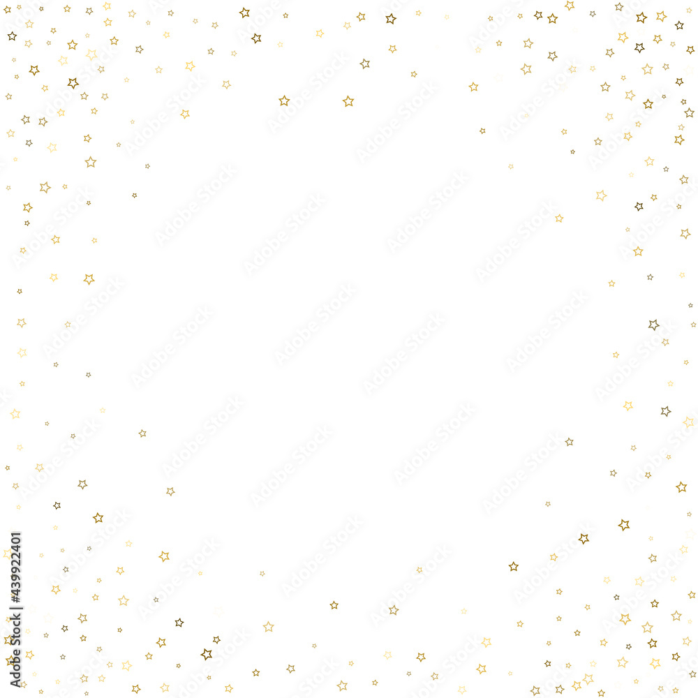 Gold Glitter Stars. Luxury Shiny Confetti. Gold Glitter Stars. Luxury Shiny Confetti.
