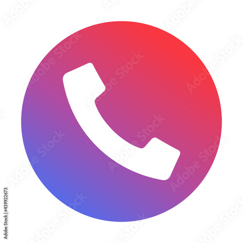 o2021Phone simple flat icon, telephone support symbol. Call us concept. Vector illustration -06-12-01