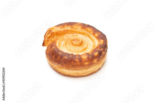 Tasty puff isolated on a white background.