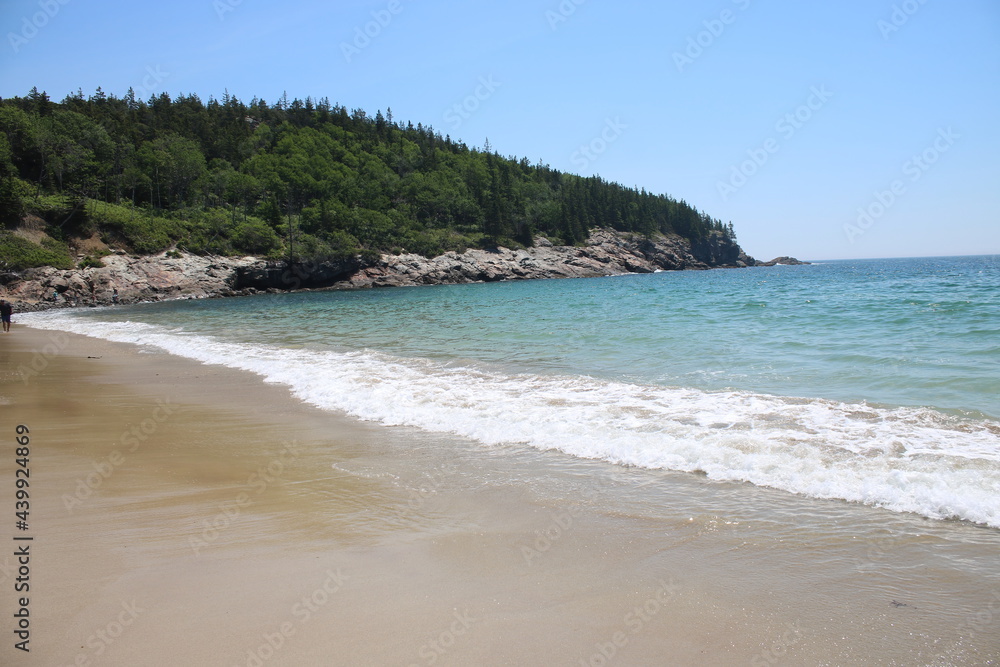 Sand Beach Ocean View in Maine
