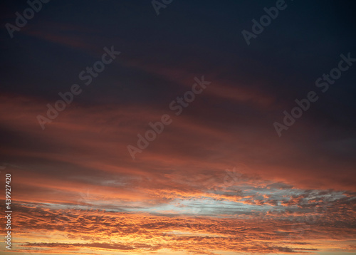 sunset in the sky © ohira02