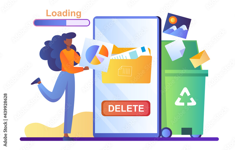 Human delete unnecessary data from phone memory Human delete unnecessary data from phone memory