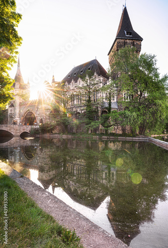 View on Vajdahunyad castle ...