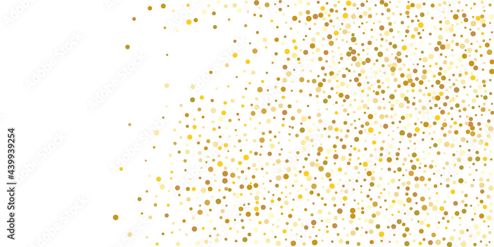 Golden point confetti on a white background. Luxury festive background. Decorative element. Element of design. Vector illustration, EPS 10. Golden point confetti on a white background. Luxury festive background. Decorative element. Element of design. Vector illustration, EPS 10.