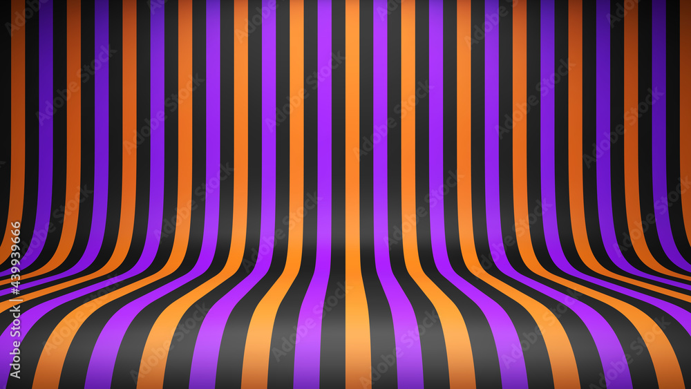 Halloween studio background with orange, purple, and black vertical ...