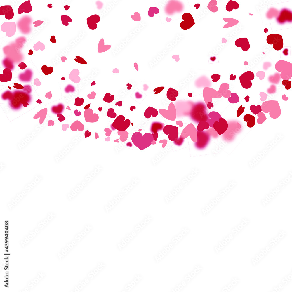 Heart Confetti Background. Heart Confetti Background.