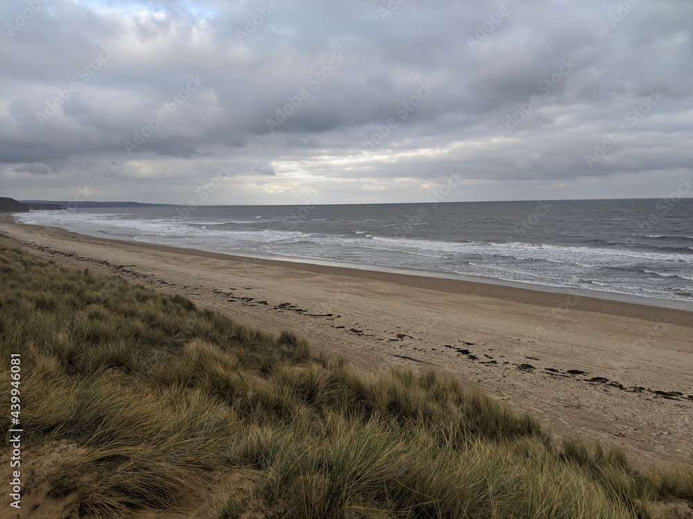 beach in the morning