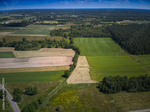 Krajobraz z lotu dron