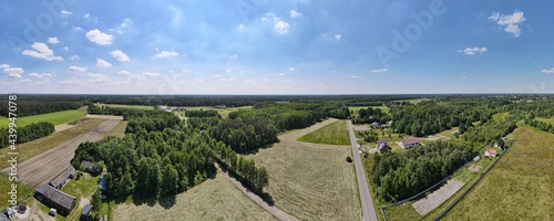 Krajobraz z lotu dron