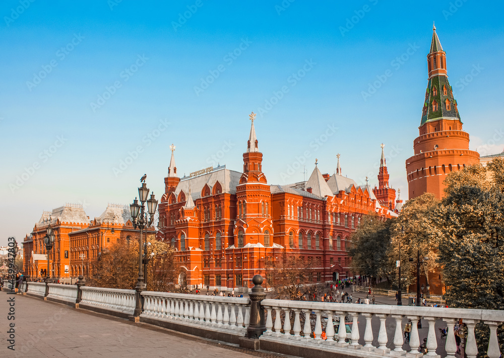 Naklejka premium city old town