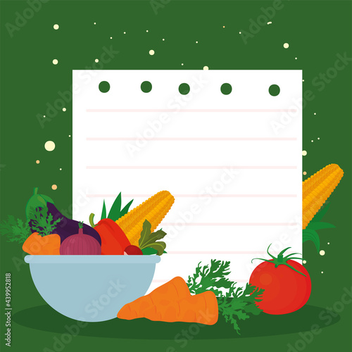 vegetables with recipe