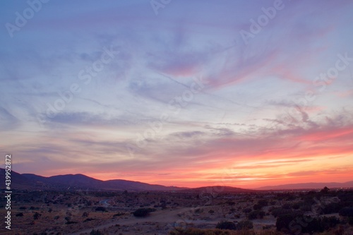 Beautiful Sunset In The Southern California Desert City Palmdale © Brandon Joseph