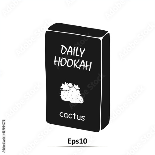 Hookah tobacco. Vector illustration. EPS10