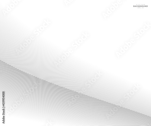 Fototapeta Naklejka Na Ścianę i Meble -  Abstract warped Diagonal Striped Background. Vector curved twisted slanting, waved lines texture. Brand new style for your business design.
