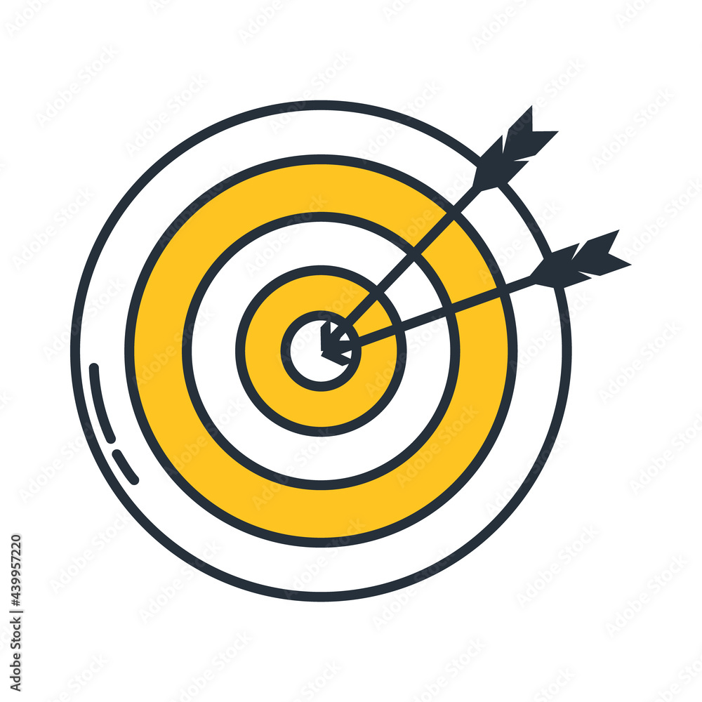 target with arrows target with arrows