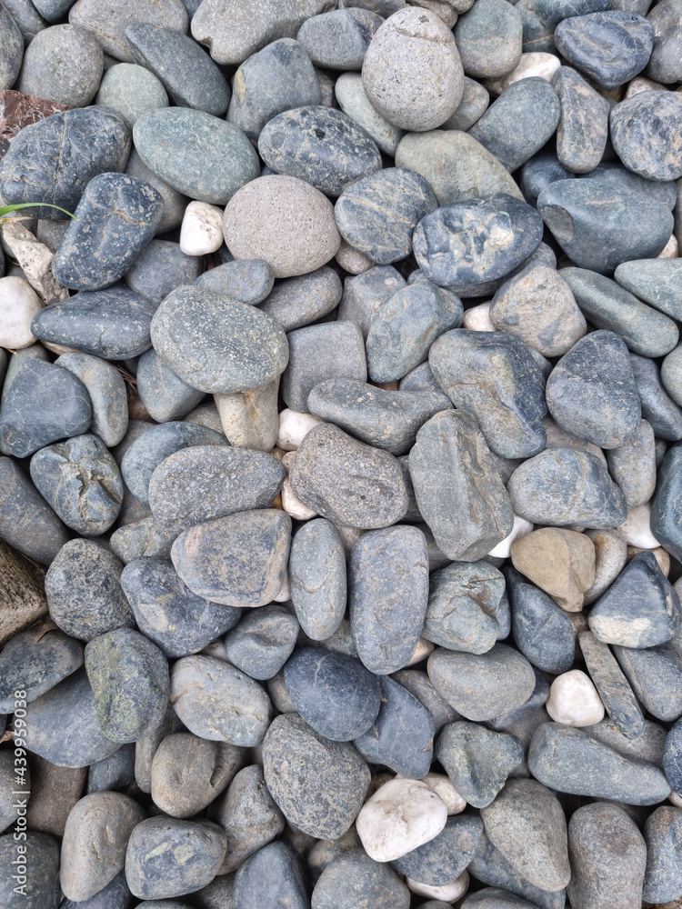 Natural Polished Pebble or Gravels Background Natural Polished Pebble or Gravels Background