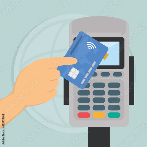 contactless payment illustration