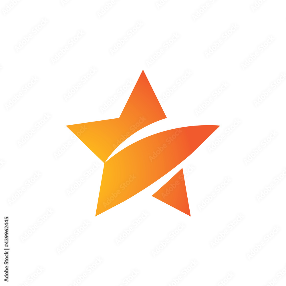 Star modern logo design. Flat vector icon illustration Star modern logo design. Flat vector icon illustration