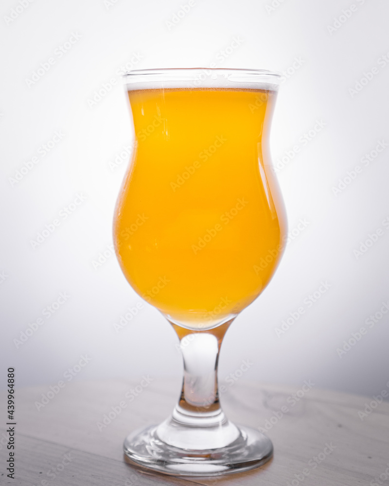 Refreshing ipa beer served in a glass