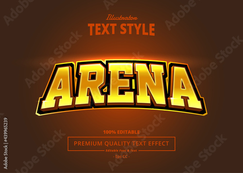 ARENA ILLUSTRATOR TEXT EFFECT