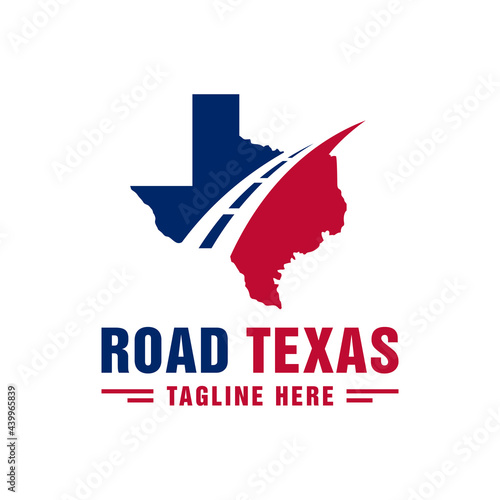 texas city travel logo design