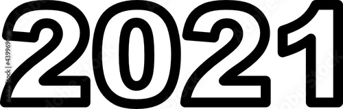 2021 minimal line icon