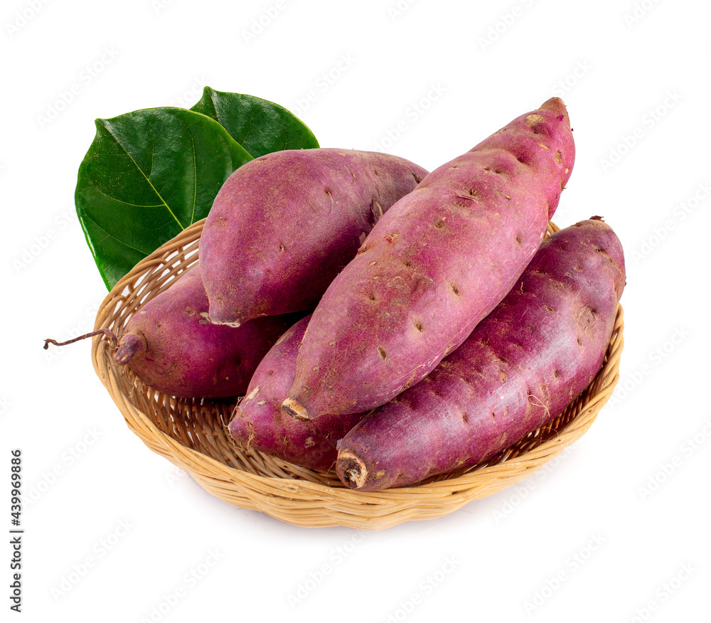 sweet potatoes isolated on the white background sweet potatoes isolated on the white background