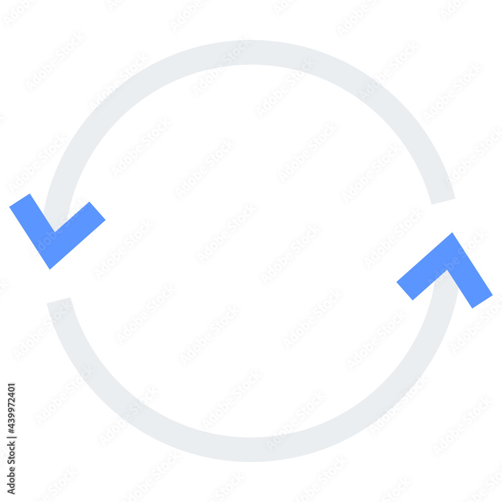 Flat loading icon