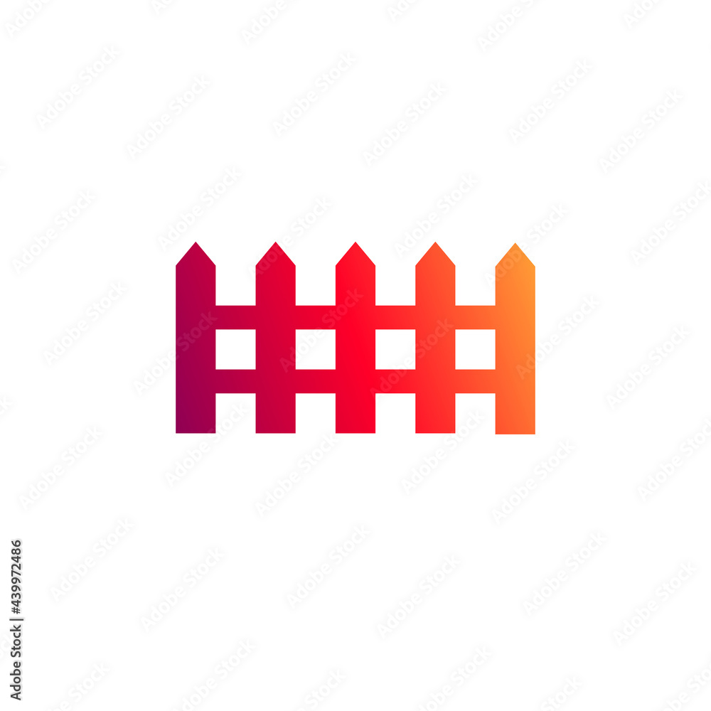 Fence Icon. Vector illustration for graphic design, Web, UI, app. Fence Icon. Vector illustration for graphic design, Web, UI, app.