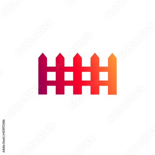 Fence Icon. Vector illustration for graphic design  Web  UI  app.